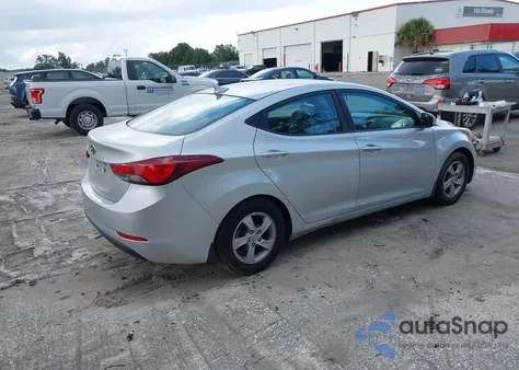 2015 Hyundai Elantra Se из США, поврежденный, VIN 5NPDH4AE4FH603069